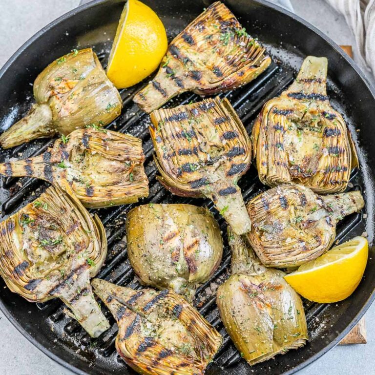 Lemon Herb Grilled Artichokes – Healthy Fitness Meals