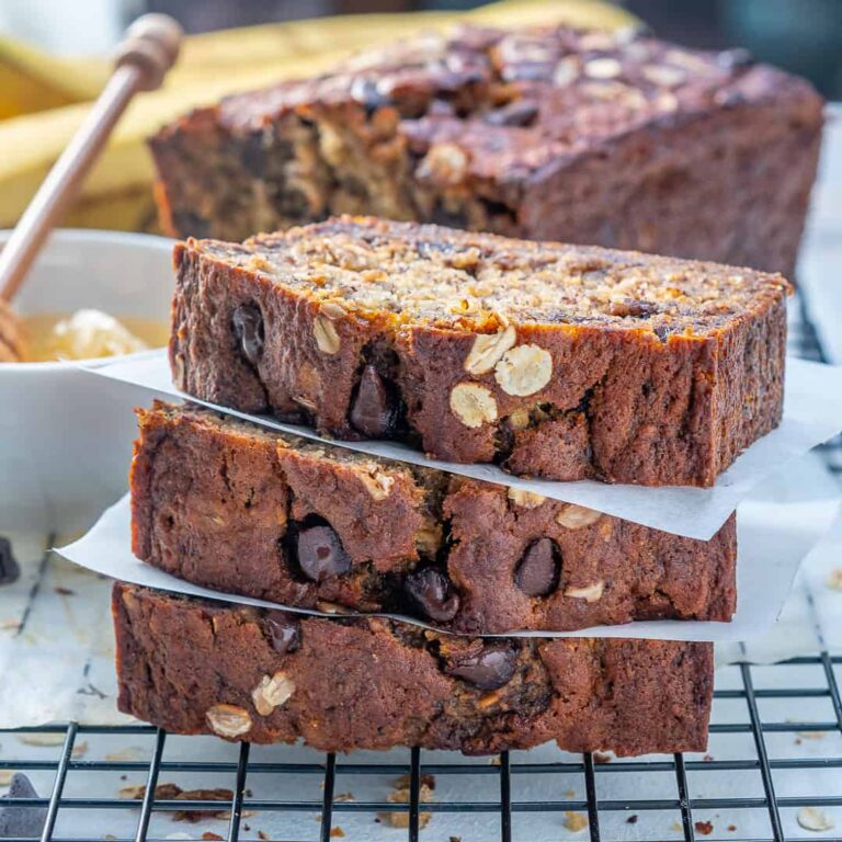 Oatmeal Chocolate Chip Banana Bread