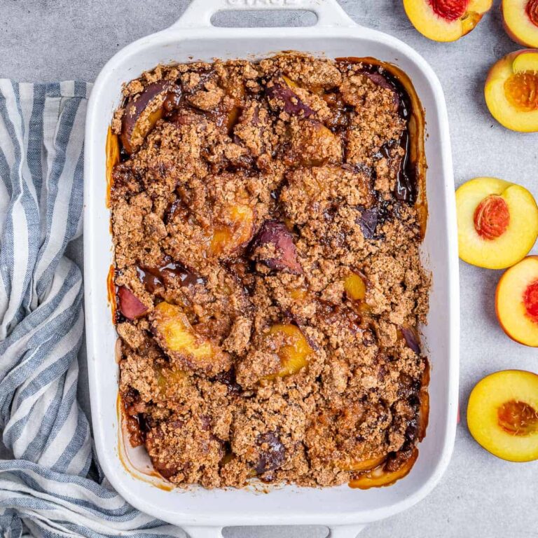 Healthier Peach Cobbler – Healthy Fitness Meals