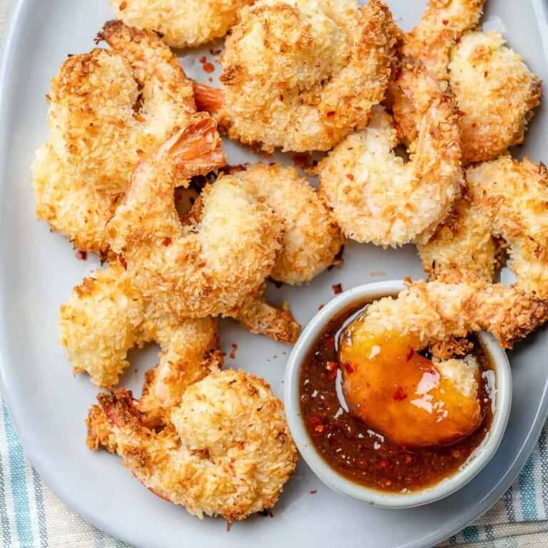 Crispy Baked Coconut Shrimp | Healthy Fitness Meals