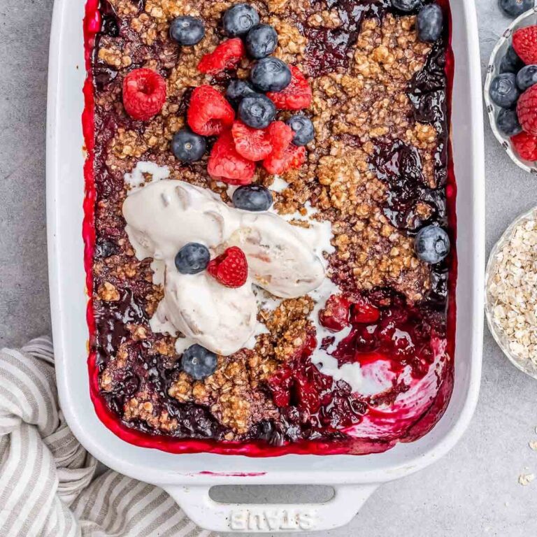 Mixed Berry Cobbler (So Easy!)