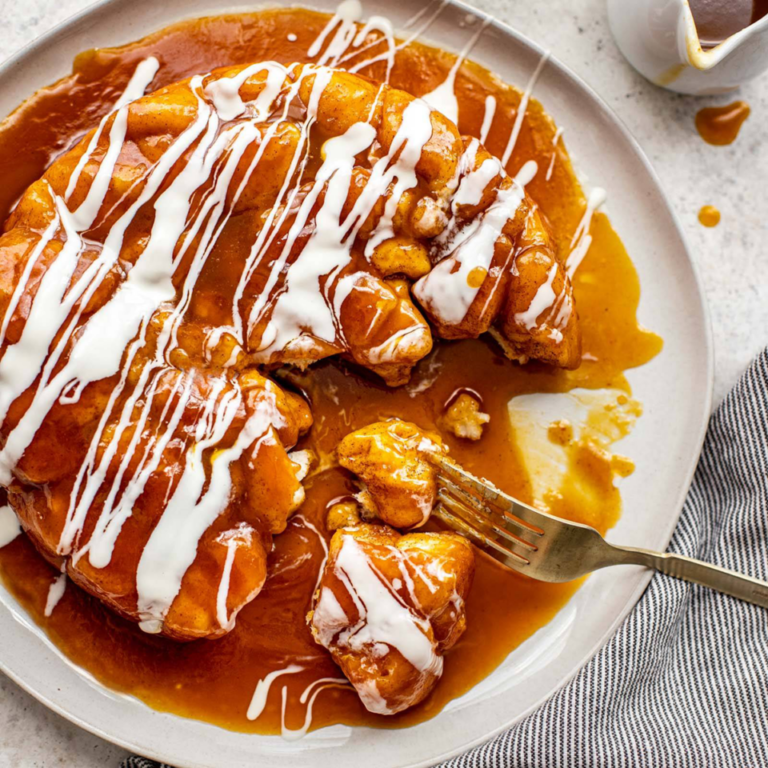 Pumpkin Caramel Monkey Bread Recipe