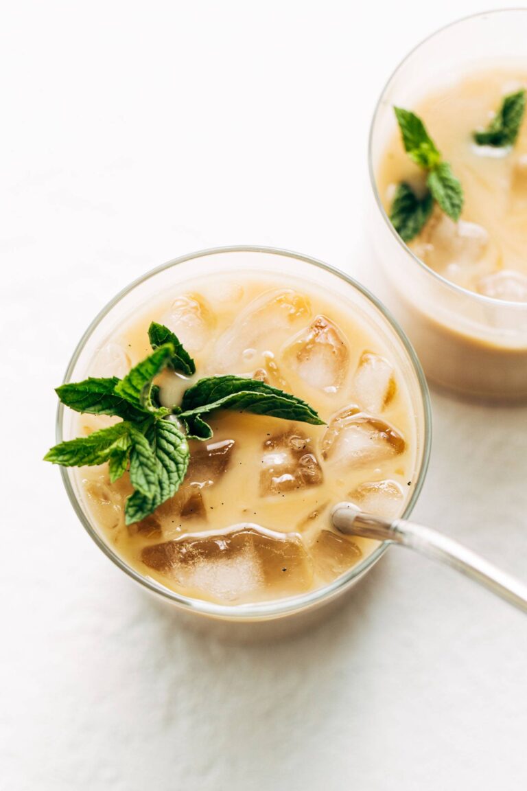 Vanilla Mint Iced Coffee Recipe