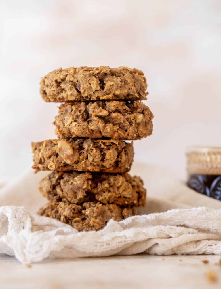 Apple Oatmeal Breakfast Cookies with Apple Butter