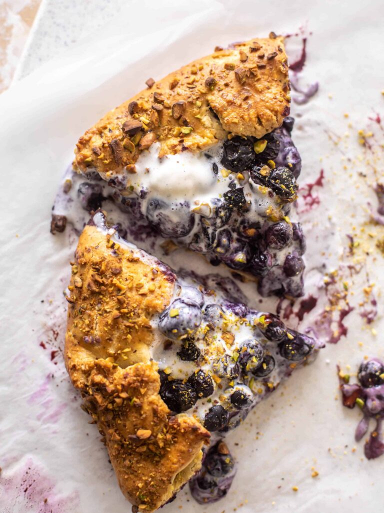 Blueberry Pistachio Galette