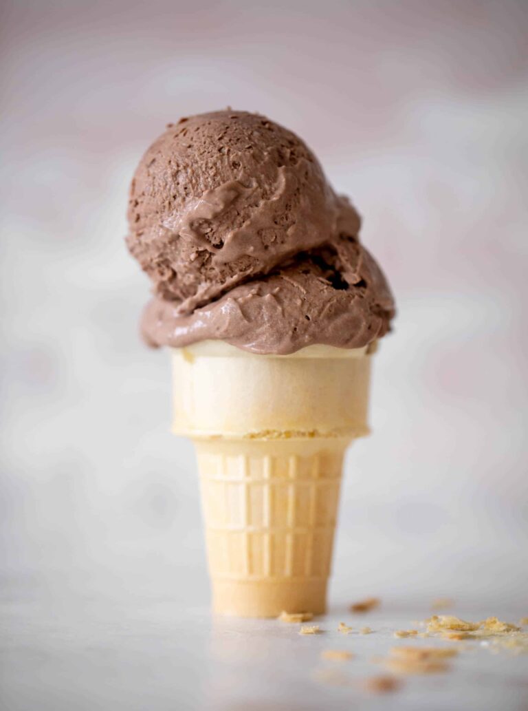 Chocolate Ricotta Ice Cream