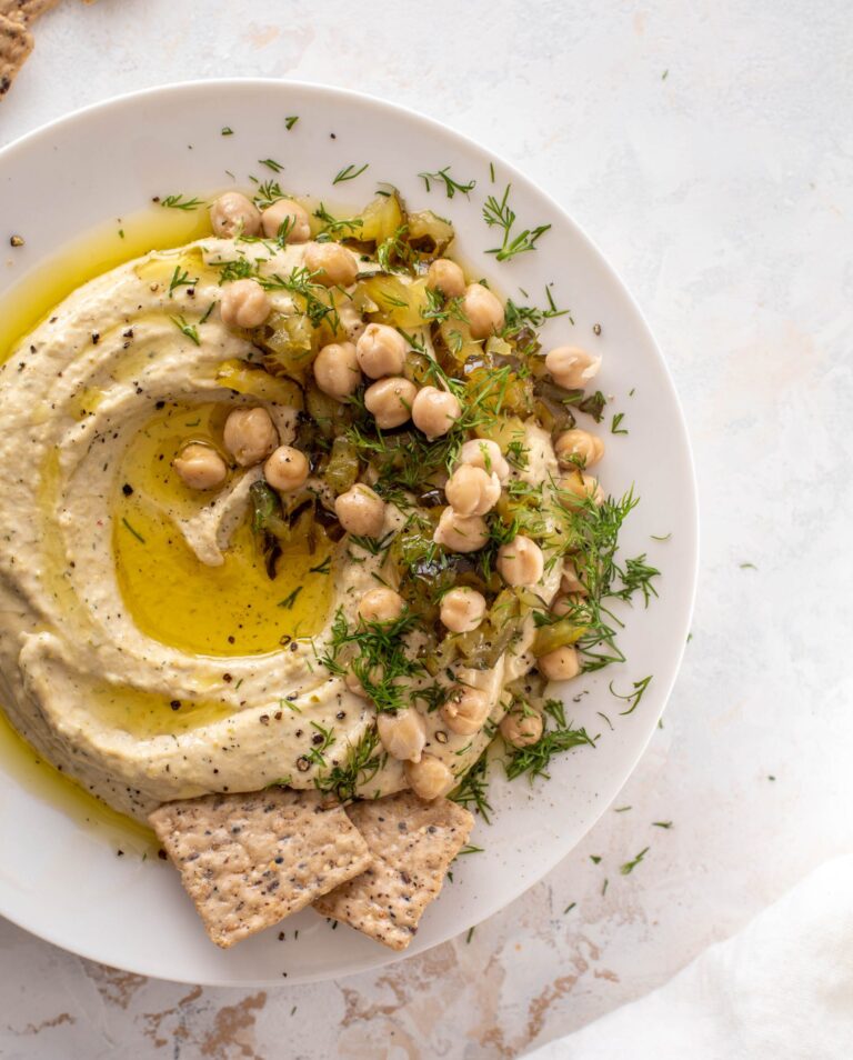 Dill Pickle Hummus