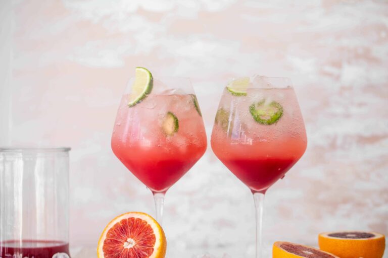 Non-Alcoholic Blood Orange Cocktail