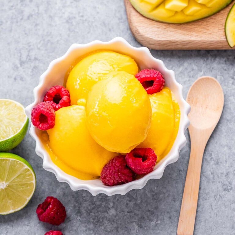 Mango Sorbet Recipe – Healthy Fitness Meals