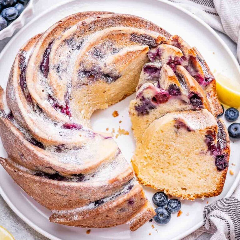 Lemon Blueberry Bundt Cake – Healthy Fitness Meals