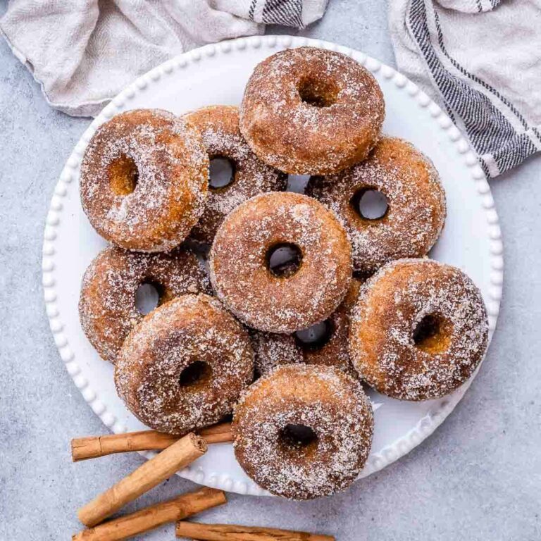 Baked Pumpkin Donuts {Light & Fluffy}
